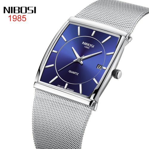 手表批发厂家 nibosi尼伯斯男士网带石英表批发 时尚潮流男士手表
